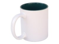 MKB 03 A Чашка белая с цветной внутренней поверхностью (зеленая) для термосублимациии (2 сорт)