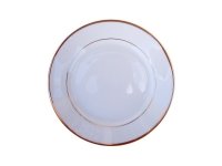 Тарелка белая маленькая для термосублимации 8" (3 сорт)